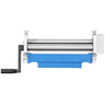 Slip Roll Machine, 12.6 inches Forming Width in 20 Gauge Capacity, Sheet Metal Slip Roller Rolling Bending Machine, with 2 Detachable Rollers for Low Carbon Steel Copper Aluminum Alloy Sheet