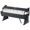 Box and Pan Brake, 24-Inch, 0-130 Degrees Sheet Metal Bending Brake, Portable Metal Bender with 20 Gauge Low Carbon Steel 14 Gauge Aluminum Capacity, 5 Adjustable Fingers for Metal Bending