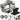 Dividing Head BS-1 Dividing Head Set 6" 3-jaw Chuck Semi Universal Milling Set with 6" Chuck+Tailstock+Dividing Plates for Milling Grinding Drilling Machine