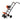 Tiller Cultivator, 31CC 4-Stroke Garden Cultivator, Tiller with 4 Steel Adjustable Front Tines for Lawn, Garden and Field Cultivation