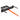 39" Hay Spear, Bale Spears 1600lbs Loading Capacity, Skid Steer Loader Tractor Bucket Attachment with 2pcs 17.5" Stabilizer Spears and 60" Chain, Quick Attach Spike Forks