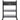 Beauty Salon Trolley Cart, 3-Tier Hair Salon Stations Cabinet for Stylist with Lockable Drawer, MDF Rolling Storage Station with 4 Wheels (2 Lockable) for Beauty SPA Barbershop Tattoo