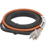 Self-Regulating Pipe Heating Cable, 18-feet 5W/ft Heat Tape for Pipes Freeze Protection, Protects PVC Hose, Metal and Plastic Pipe from Freezing, 120V