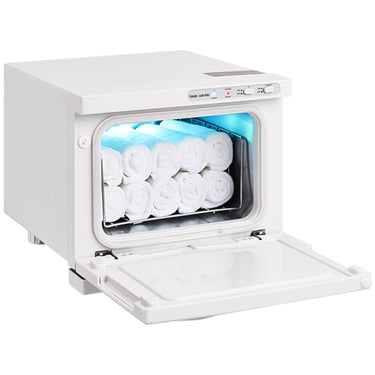 Hot Towel Warmer, 8L Spa Hot Towel Warmer Cabinet, 2-in-1 Towel Warmer with Stainless Steel Rack, Holds up to 16 Towels, All-round Heating for Facials, SPA, Massage, Salon, Bathroom, Esthetician