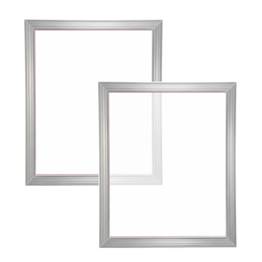 Screen Printing Kit, 2 Pieces Aluminum Silk Screen Printing Frames, 20x24inch Silk Screen Printing Frame with 160 Count Mesh, High Tension Nylon Mesh and Sealing Tape for T-shirts DIY Printing