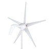 500W Wind Turbine Generator, 12V Wind Turbine Kit, 5-Blade Wind Power Generator with MPPT Controller, Adjustable Windward Direction & 2.5m/s Start Wind Speed, Suitable for Home, Farm, RVs, Boats