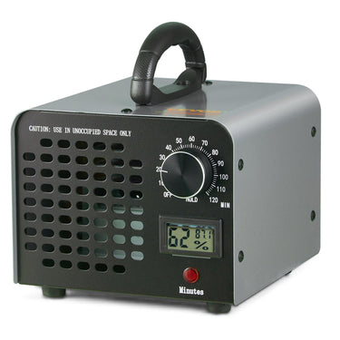 Ozone Generator, 36000mg/h Ozone Machine Odor Remover, High Capacity Commercial/Industrial Ozone Generator Machine, Home Air Ionizers Deodorizer with 0-120 min Time Setting for Rooms, Cars, Pets