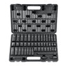 3/8" Drive Impact Socket Set, 48 Piece Socket Set SAE (5/16" -3/4") & Metric (8-22mm)6 Point Cr-V Drive Extension Bar Universal Joint & Power Drill Adapter Includes Storage Case