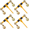 Chain Binder Ratchet Load Binder 1/4"-5/16" 2600 lbs for Tie Down 4 Pack