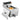Commercial Electric Deep Fryer Countertop Deep Fryer 1500W 11.6Qt / 11L
