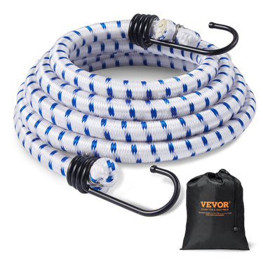 6 Pcs Bungee Cords with A3 Steel Hooks 72" Heavy Duty Bungee Straps 12mm