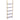 Industrial Square Pipe Shelf 5 Tier 24x11.8in Wall-Mount Gold White