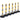 Adjustable Traffic Delineator Post Cones, 6 Pack, Traffic Safety Delineator Barrier with Fillable Base 8FT Chain, for Traffic Control Warning Parking Lot Construction Caution Roads, Yellow&Black