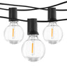 100FT LED Outdoor String Patio Lights Waterproof G40 Shatterproof Bulbs