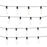 50FT LED Outdoor String Patio Lights Waterproof 15 S14 Shatterproof Bulbs