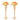 10PCS 43cm/16.9' Tall Wedding Flower Vase Metal Gold Trumpet for Tables