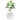 Odor-Free Plant Cat Litter Box Hidden Cat Litter Box with Artificial Plant