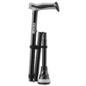Walking Cane Folding Walking Stick with 8-Level Adjustable Height & Pivoting Tip