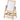 2-in-1 Kids Art Easel Double-Sided Wooden Magnetic Whiteboard Chalkboard