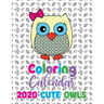 Coloring Calendar 2020 Cute Owls