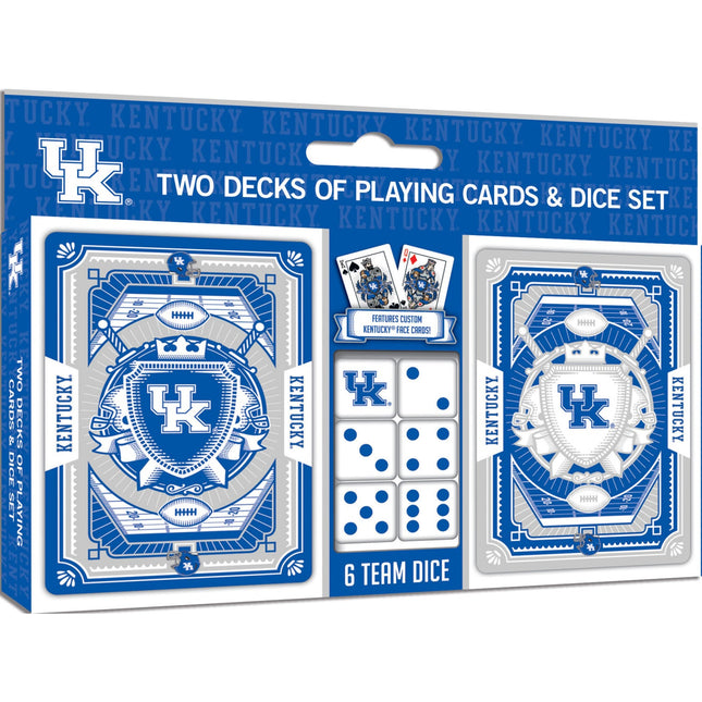 Kentucky Wildcats - 2-Pack Playing Cards & Dice Set by MasterPieces Puzzle Company INC