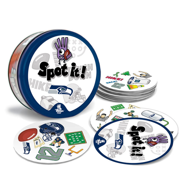 Seattle Seahawks Spot It! Card Game by MasterPieces Puzzle Company INC