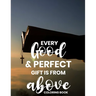 Every Good & Perfect Gift Is From Above Coloring Book: Christian Coloring Book For Adults, Stress Relieving and Calming Designs To Color With Bible Ve