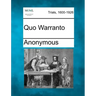 Quo Warranto