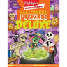 Halloween Puzzles Deluxe: Halloween Activity Book for Kids, 135 Glow-In-The-Dark Stickers, 96-Pages of Mazes, Puzzles with Halloween Crafts & Recipes