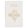 Gift Book Mr. & Mrs. White Faux Leather