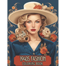 1940's Fashion Coloring Book: A Nostalgic Journey into 1940s Fashion Coloring Book