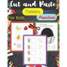 Cut and Paste Activity Book for Toddlers: scissors skills activity book for kids