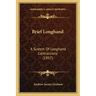 Brief Longhand: A System of Longhand Contractions (1857)
