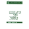 Ecclesiastes & Song of Solomon (DSB-OT)