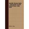 Melville Weston Fuller - Chief Justice Of The United States 1888-1910