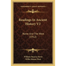 Readings In Ancient History V2: Rome And The West (1912)