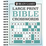 Brain Games - Large Print Bible Crosswords