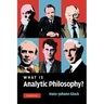 What Is Analytic Philosophy?