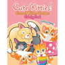Cute Kitties! Cat and Kitten Cartoon Coloring Book