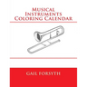 Musical Instruments Coloring Calendar