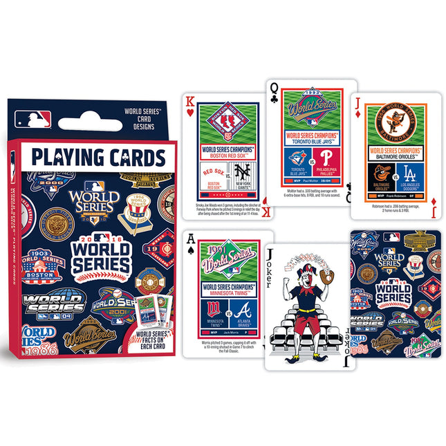 MLB World Series Playing Cards - 54 Card Deck by MasterPieces Puzzle Company INC