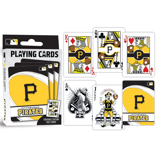 Pittsburgh Pirates Playing Cards - 54 Card Deck by MasterPieces Puzzle Company INC