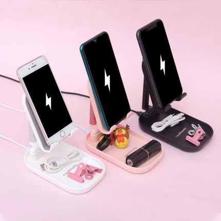 Deluxe Phone Holder with Charging Pad - Vysn