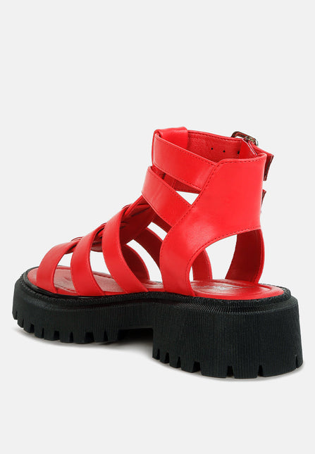 dewey chunky gladiator sandals by London Rag