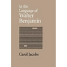 In the Language of Walter Benjamin