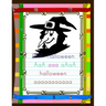 Halloween Kindergarten Alphabet Learning: Halloween Exercise Workbook for Prek.Halloween Prep Book for Pre School.Halloween Prep Workbook for Pre Scho