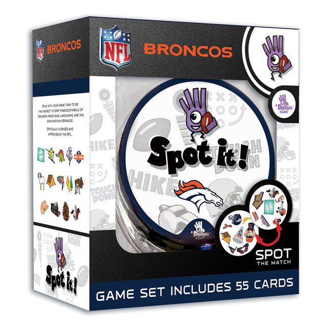 Denver Broncos Spot It! Card Game by MasterPieces Puzzle Company INC
