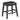 Set of 2 Faux Leather Counter Height Barstool by Blak Hom