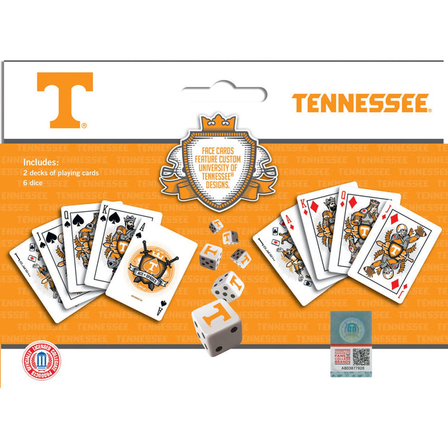 Tennessee Volunteers - 2-Pack Playing Cards & Dice Set by MasterPieces Puzzle Company INC