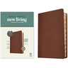 NLT Super Giant Print Bible, Filament Enabled (Genuine Leather, Brown, Indexed)